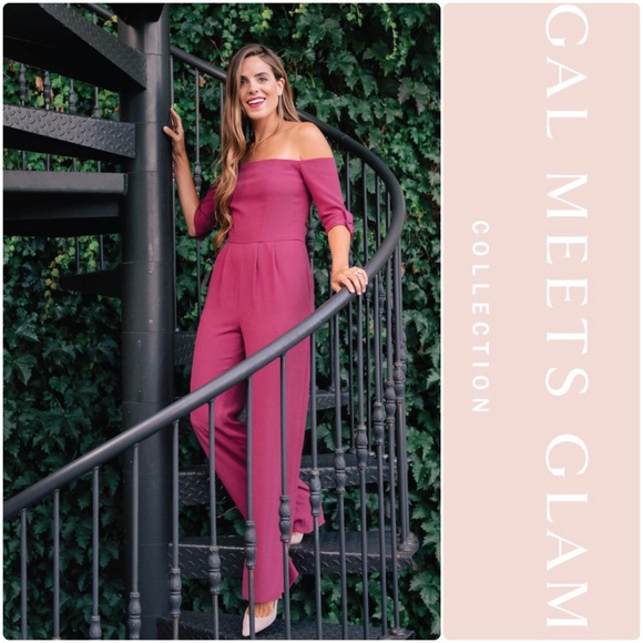 Gal Meets Glam Meredith Crepe Jumpsuit - Picture 4 of 8